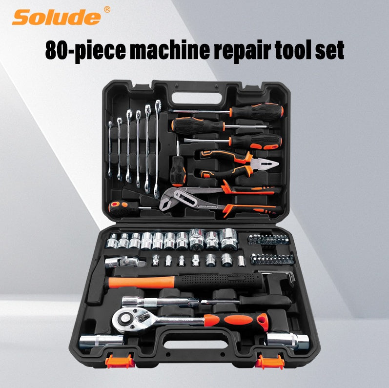 80 Piece Set Of Machine Repair Tools