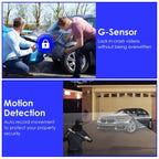 1080P FUD 3 Channel WiFi Dash Cam 170° Wide Angle Triple Car Camera With IR Night G-Sensor Motion Detection Loop Recording App Control Support 128G Max